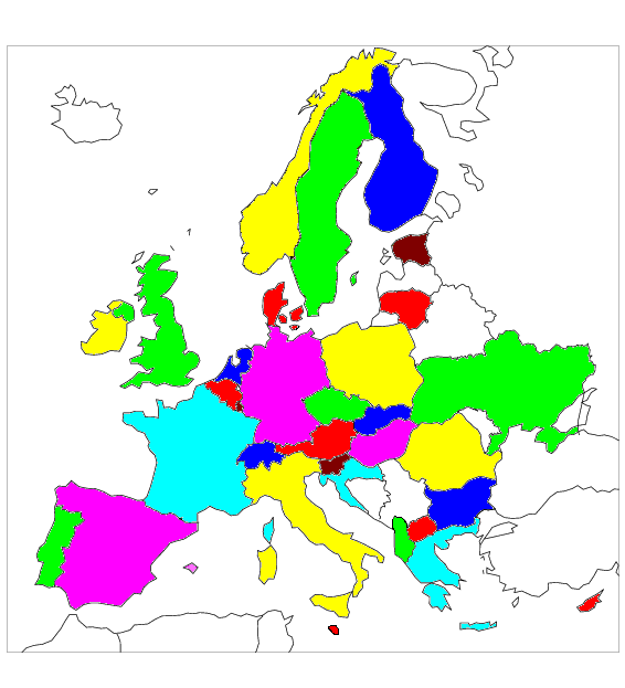 Europe Map Clipart