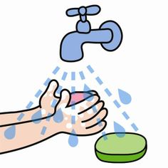 Wash hands clip art