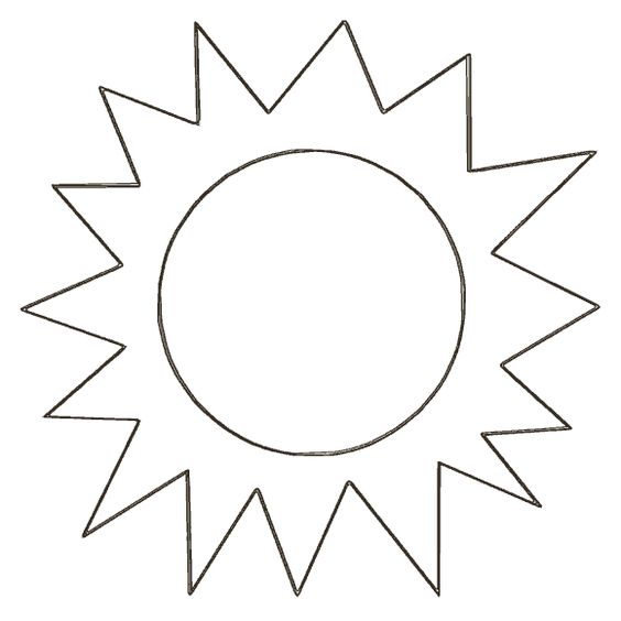 Sun Template ClipArt Best