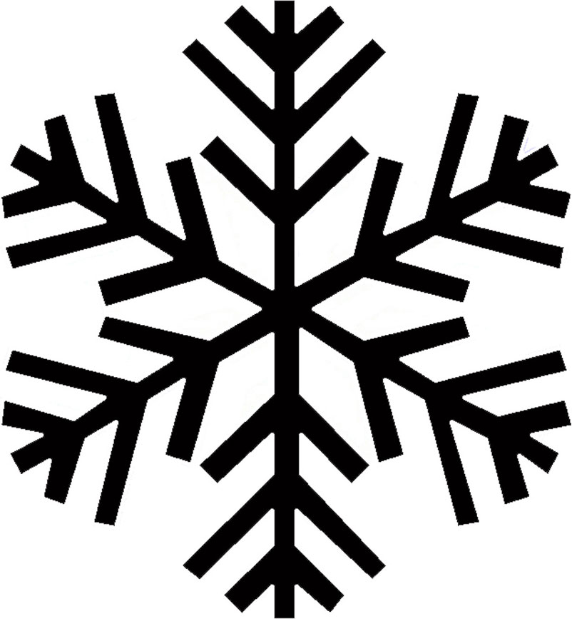 Best Photos of Snowflake Line Drawing Simple Snowflake