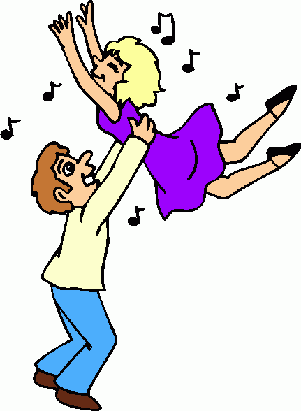 Adult Couples Dancing Clipart