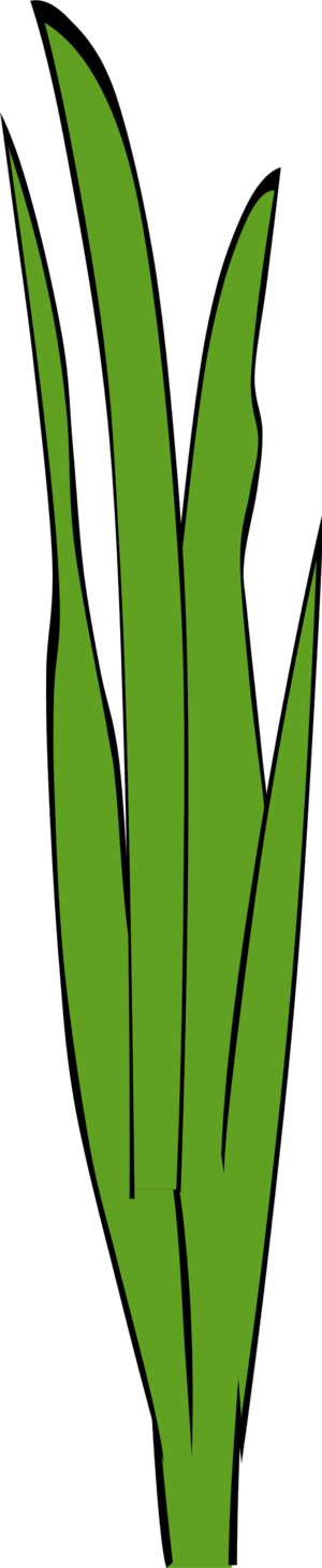 Grass Blades and Clumps 1 - vector Clip Art