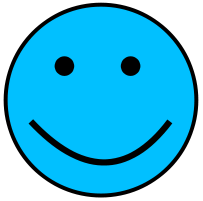Smiley Mood Happy Blue Clip Art Download