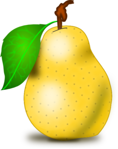 Pear clip art - vector clip art online, royalty free & public domain