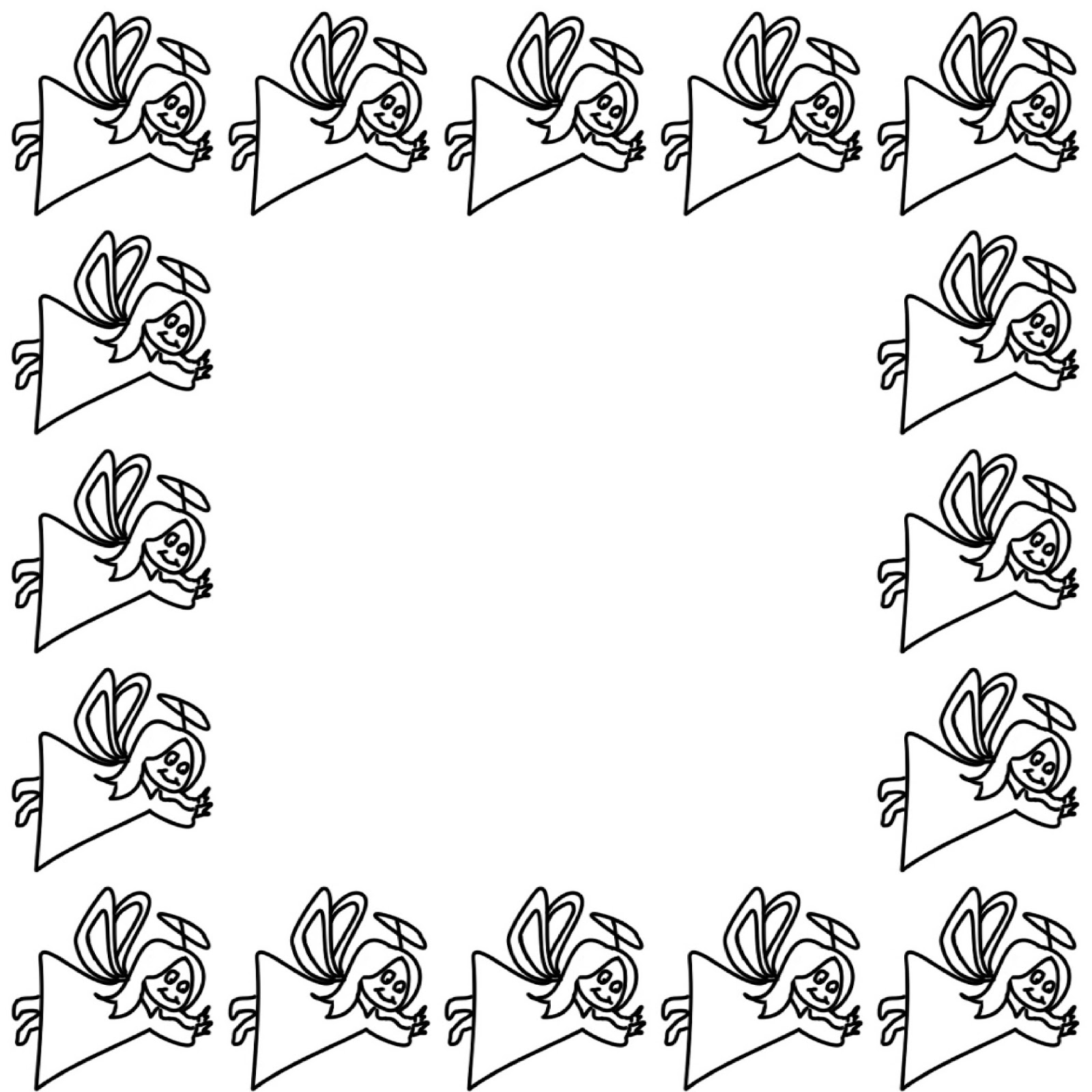 free clip art angel borders - photo #8