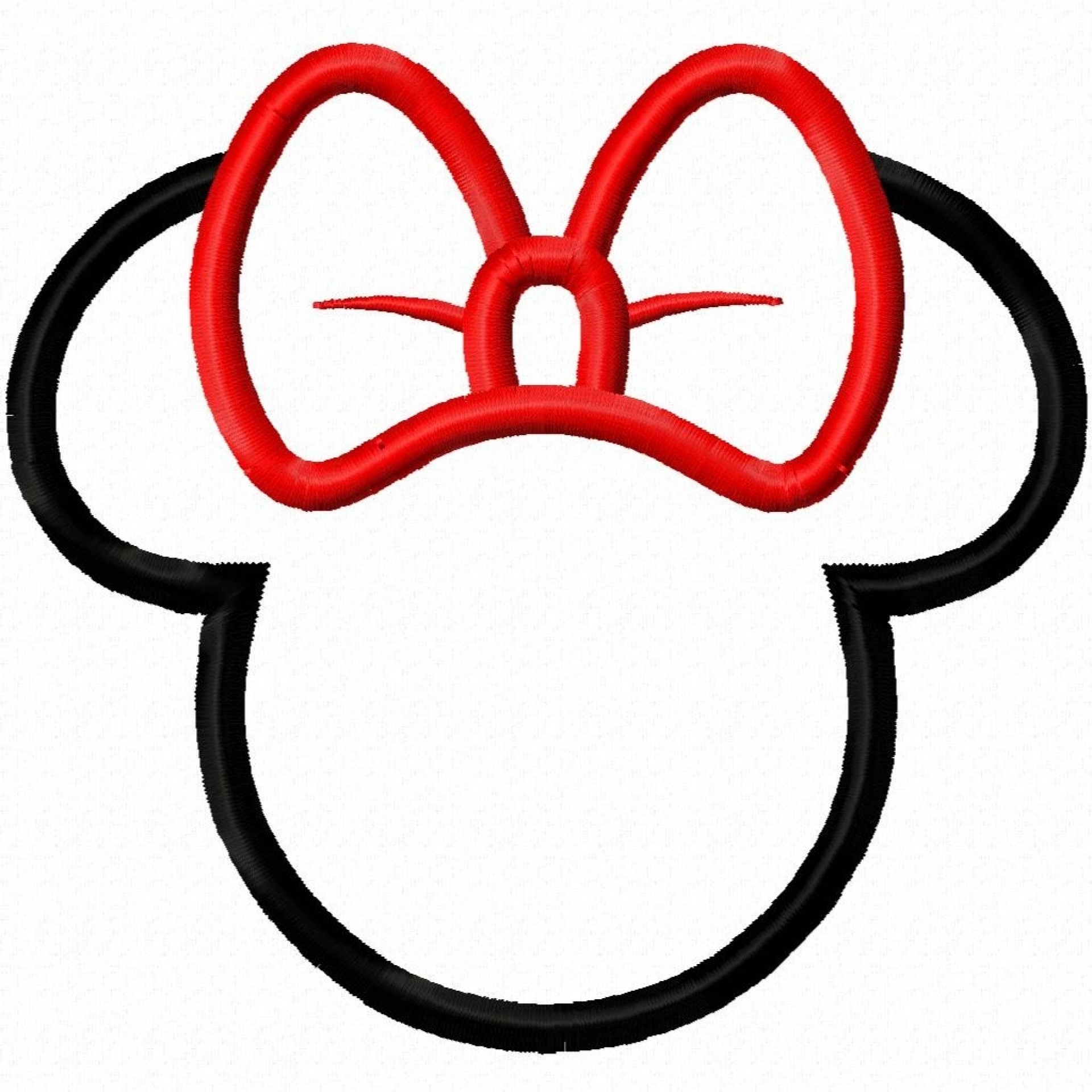 Minnie Mouse Bow Template - ClipArt Best