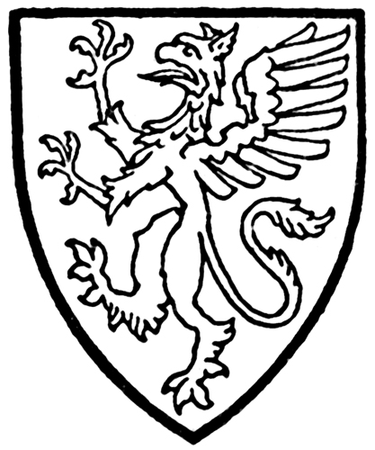 Coat of Arms Clipart :: Arms of Griffin bearing a Griffon, part ...