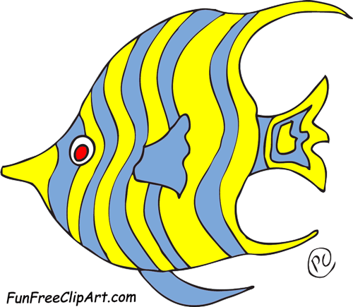 free angel fish clip art - photo #4