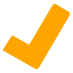 Orange check mark icon - Free orange check mark icons - ClipArt ...