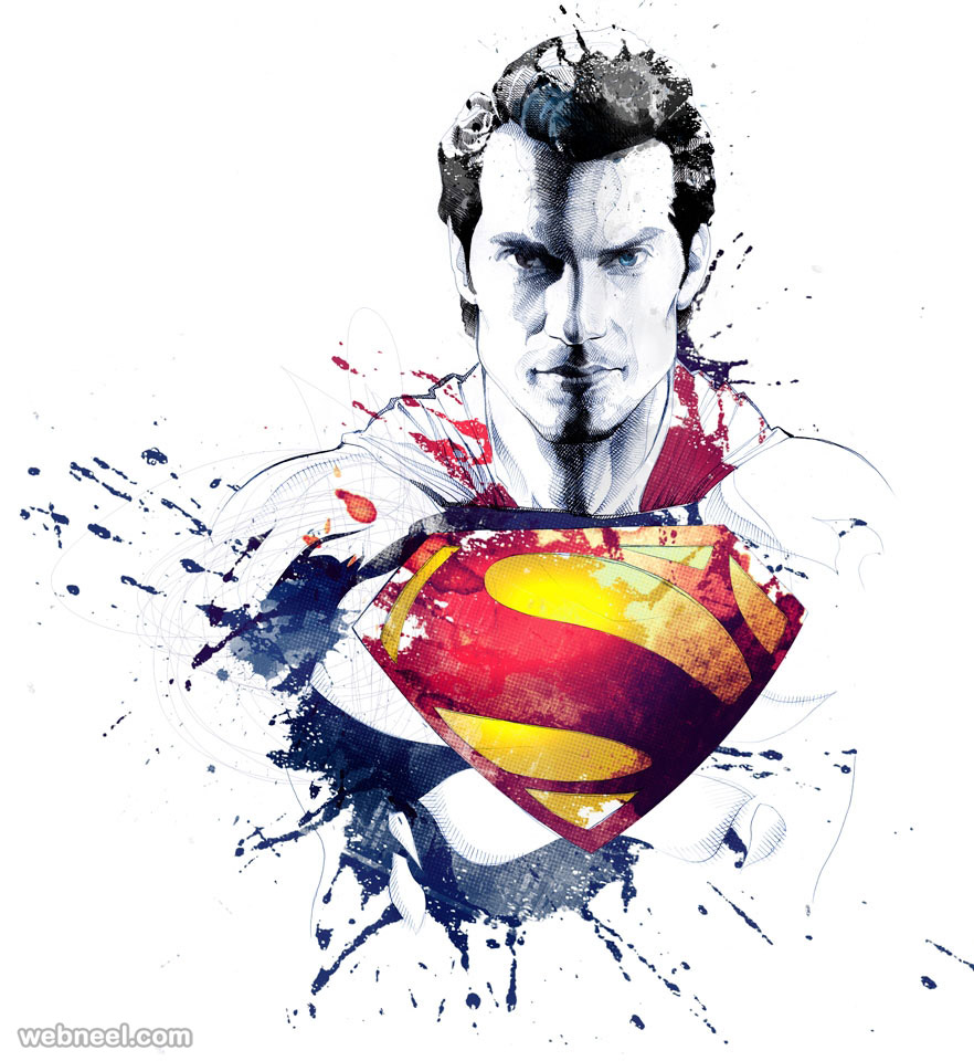 superman creative art by david despau 1