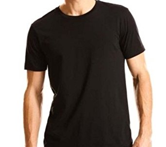 Amazon.com: Kirkland Men's Crew Neck Black T-shirts (/Pack of 4 ...