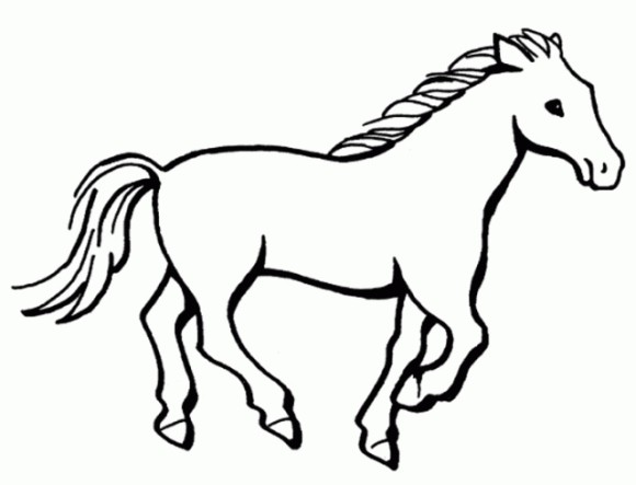 Horse Drawing Easy | Free Download Clip Art | Free Clip Art | on ...