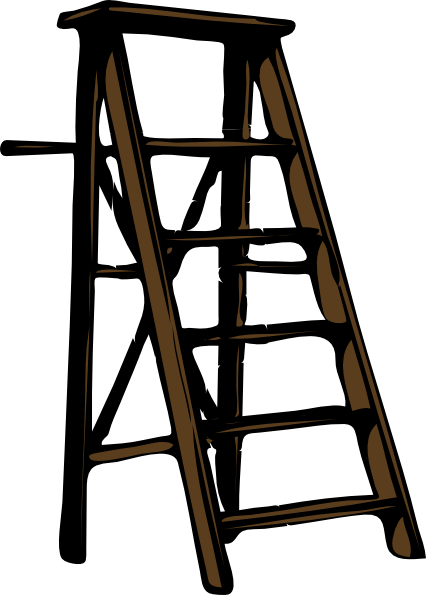 Cartoon ladder clip art