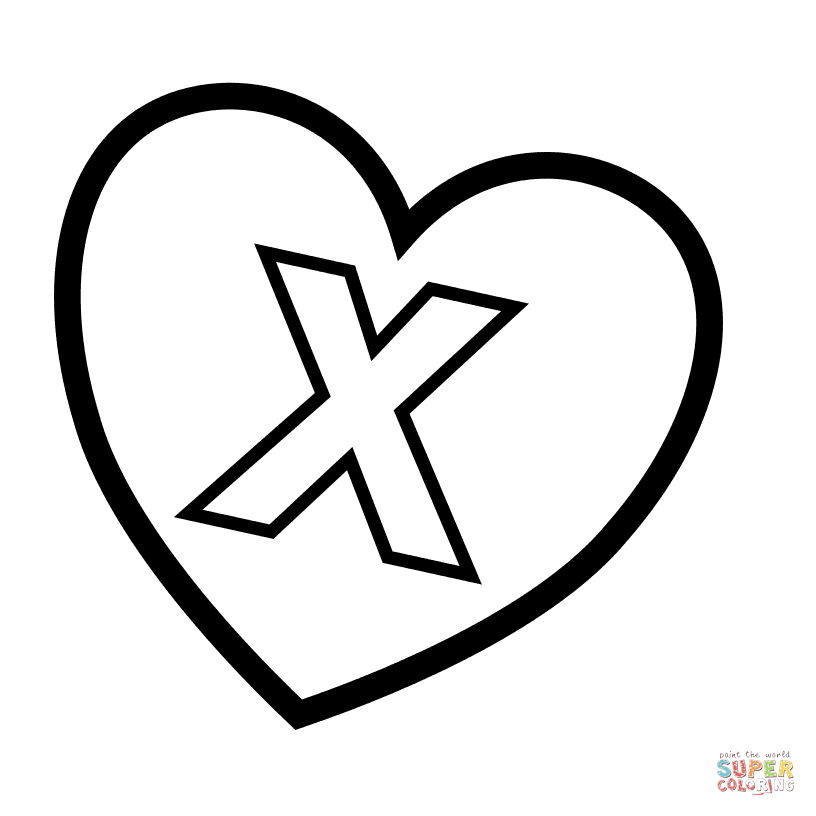Letter X is for Xylophone coloring page | Free Printable Coloring ...