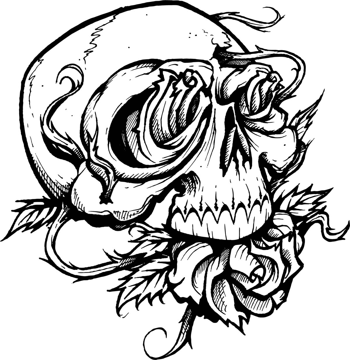 Free Skull Tattoo Designs To Print