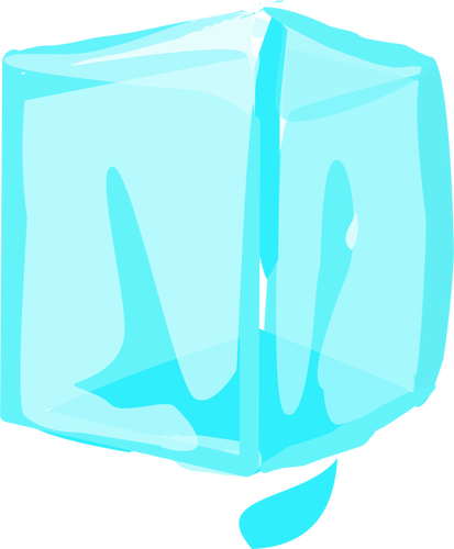Ice cube vector image | Public domain vectors