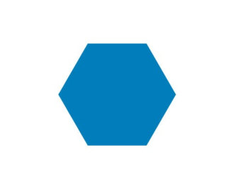 8 Inch Hexagon Template - ClipArt Best