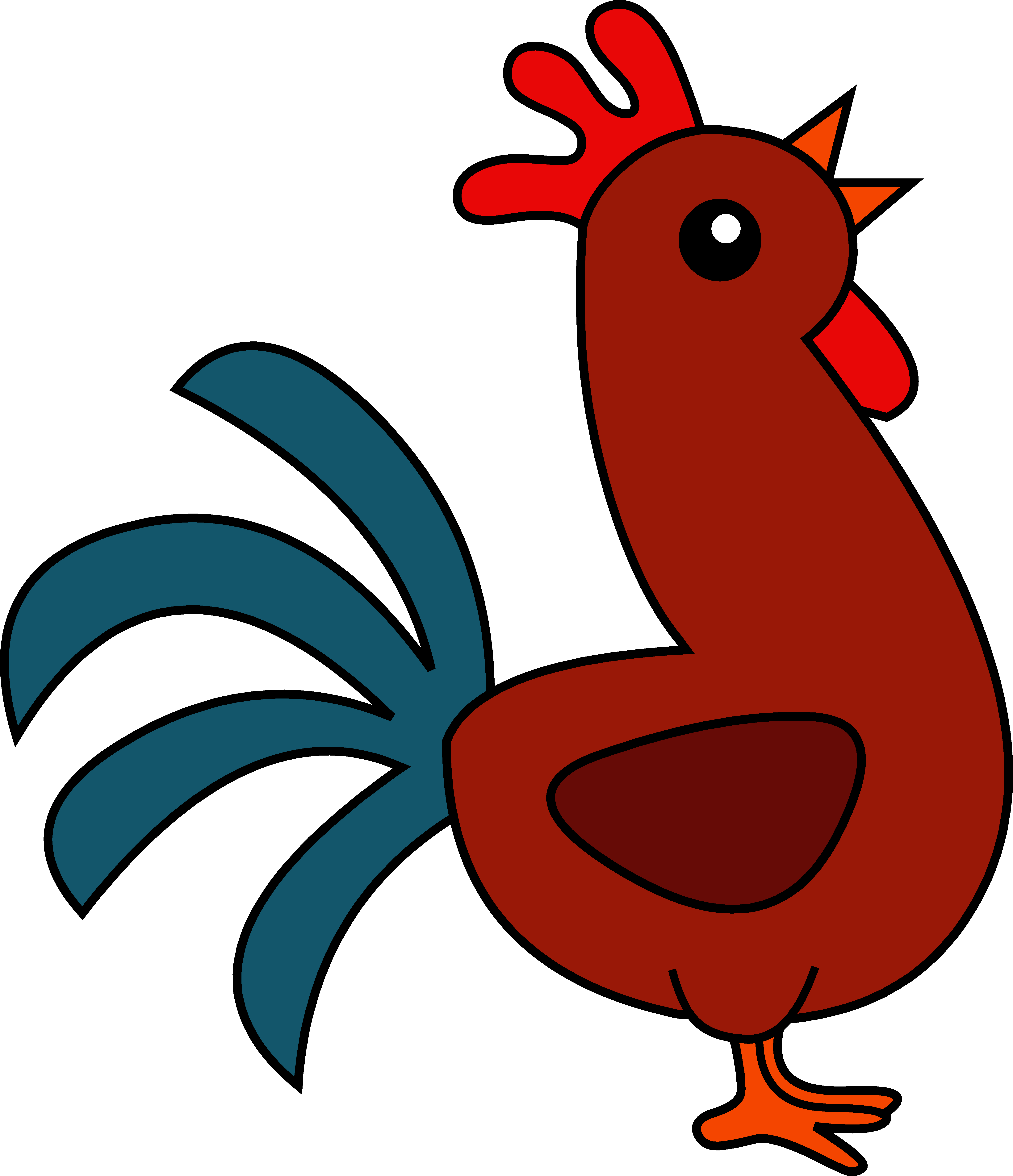 Free rooster clipart