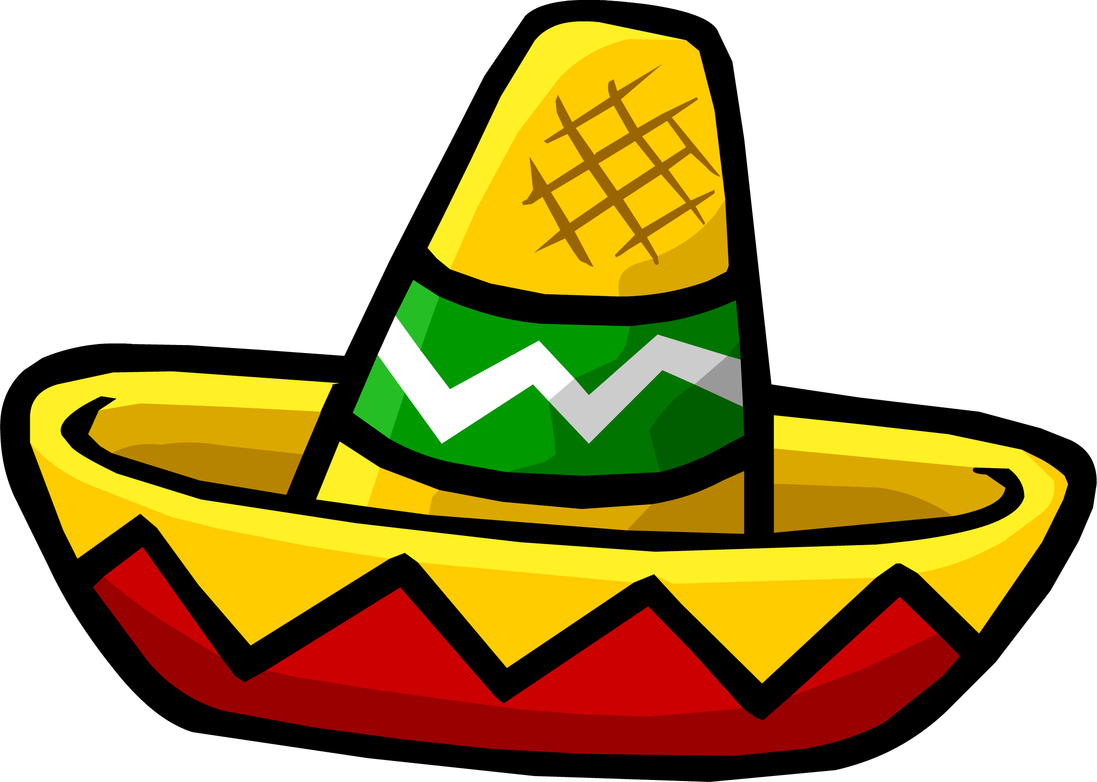 Mexico Sombrero Hat Clipart