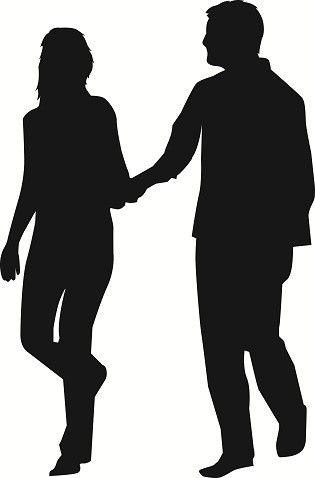 Holding Hands Silhouette | Free Download Clip Art | Free Clip Art ...