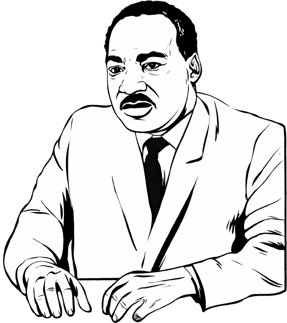 Martin Luther King Jr Coloring Pages and Worksheets - Best ...