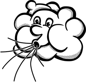 Windy clipart 14