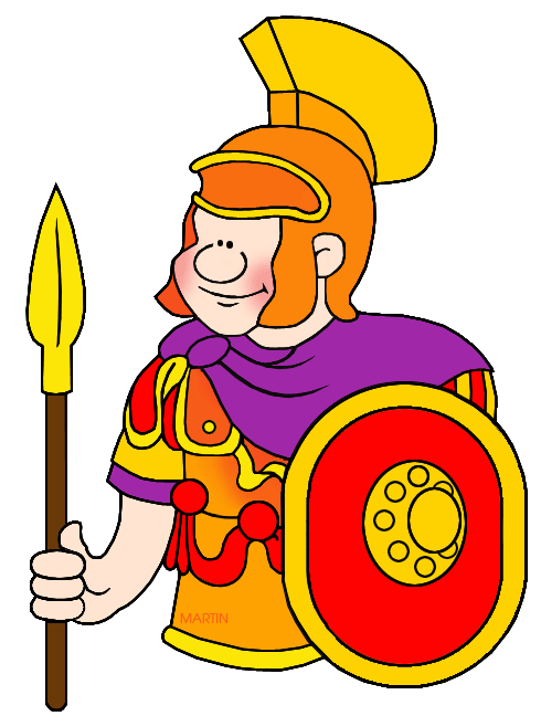 Roman soldier clipart