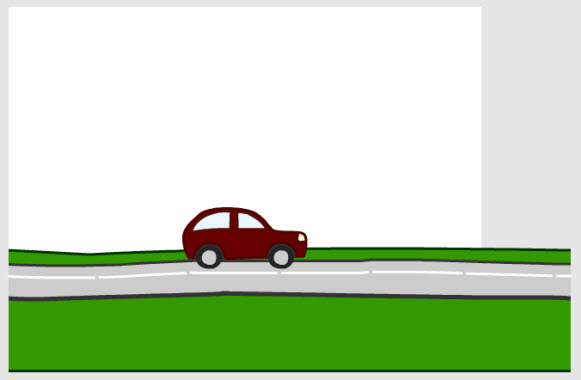 Animated roads clipart