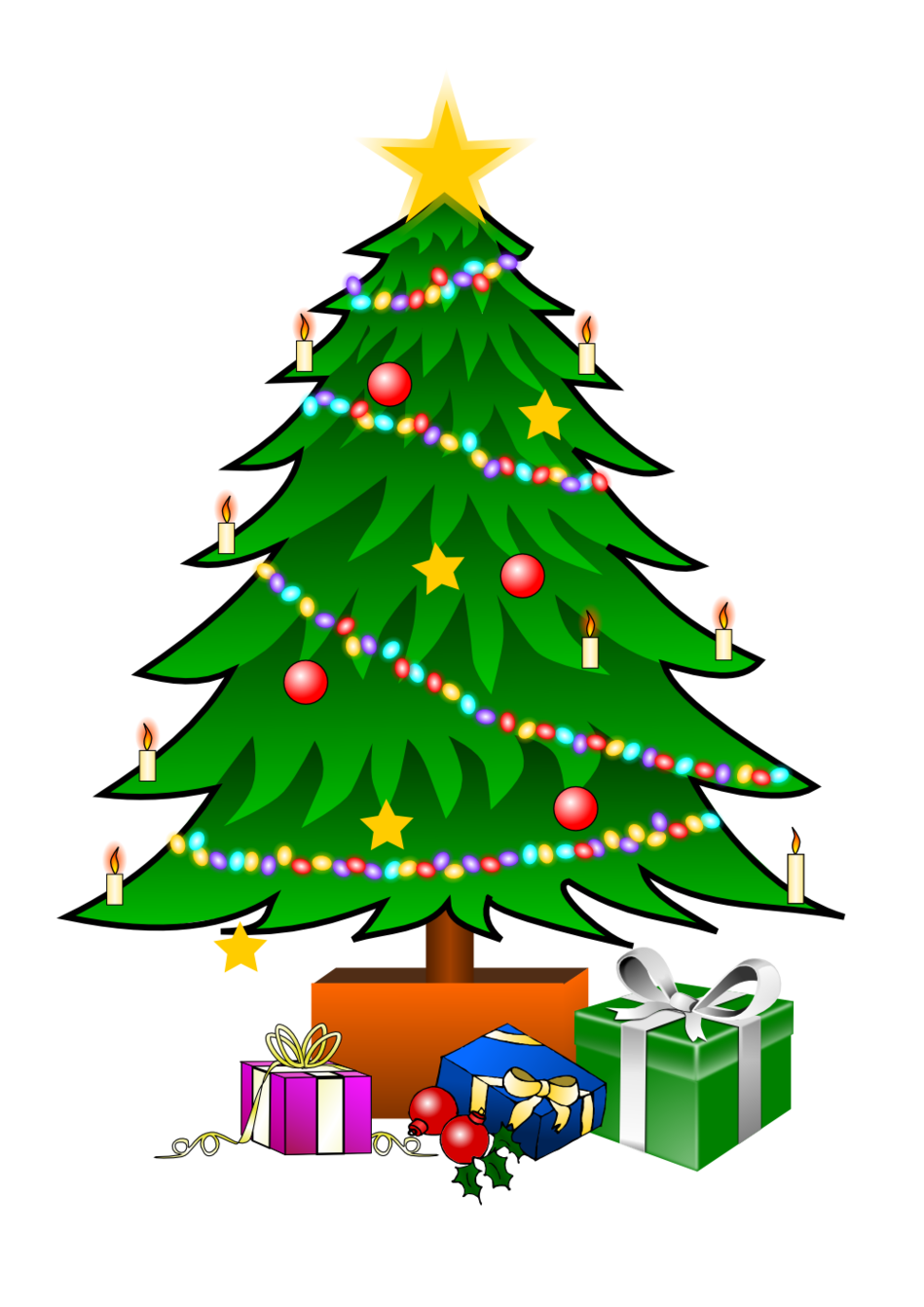 Cartoon Christmas Tree Clip Art Clipart - Free to use Clip Art ... - ClipArt  Best - ClipArt Best