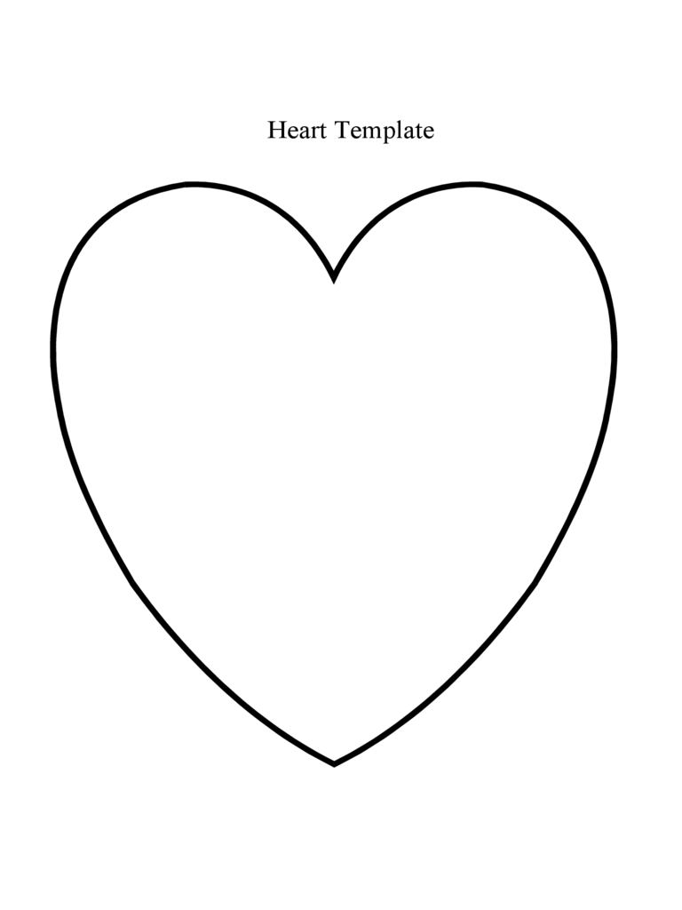 Heart Template - 7 Free Templates in PDF, Word, Excel Download