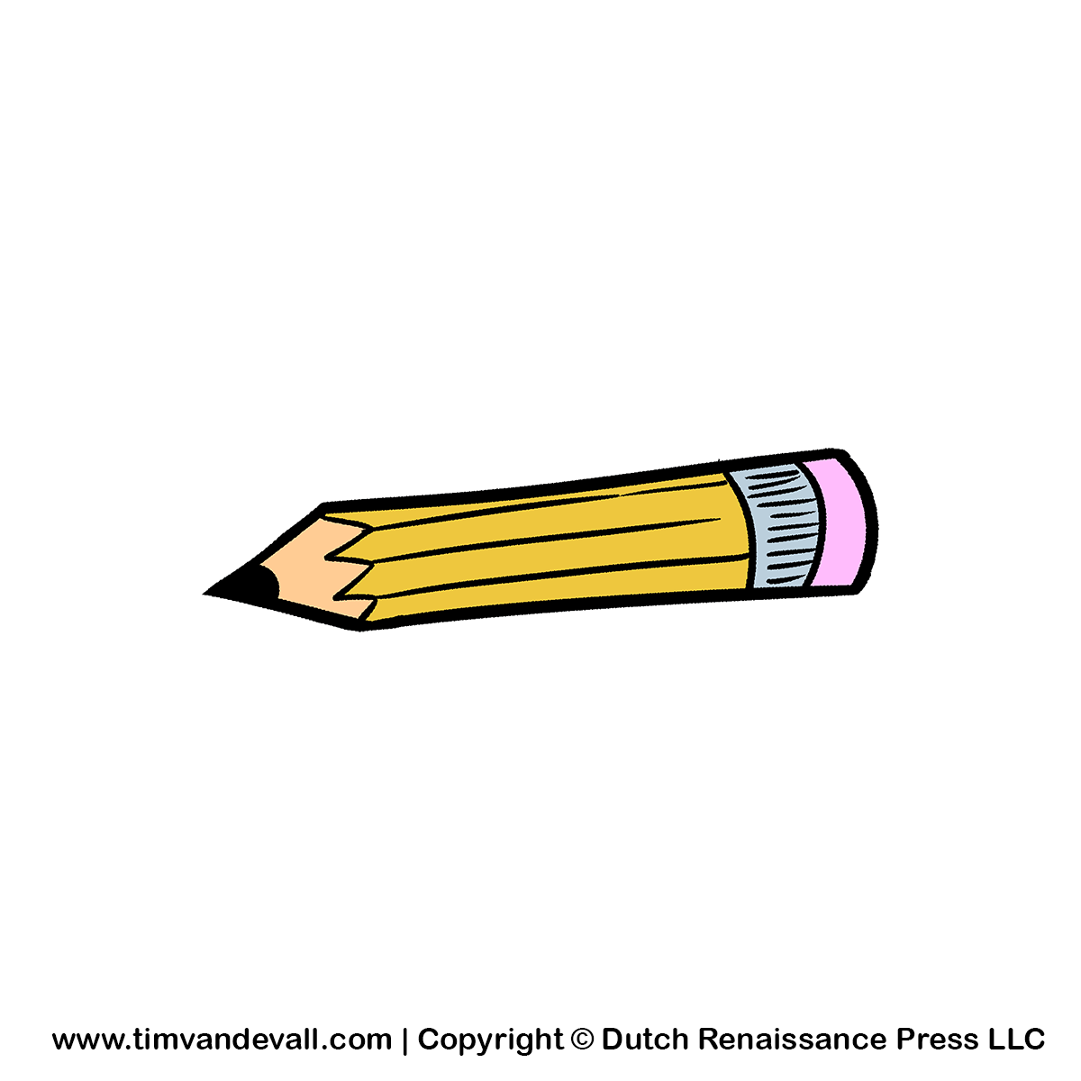 Cartoon Pencil Clipart