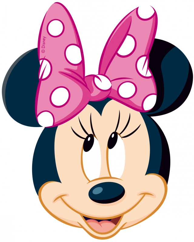 Mouse Minnie Outline Clipart