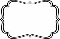 Best Photos of Fancy Label Outline - Printable Blank Label ...