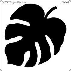 Jungle Leaf Outline - ClipArt Best