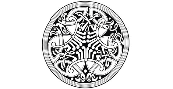 Circle Celtic ornament free vector - Download free Ornament vectors
