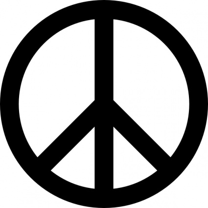 Peace Sign clip art vector, free vector images
