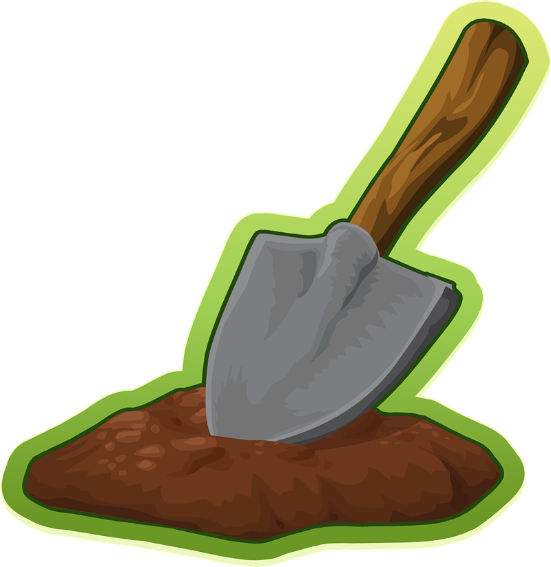 Gardening shovel clip art at vector image - Clipartix