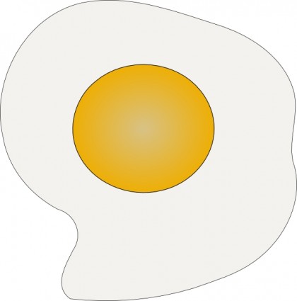Sunny Side Up Eggs clip art Vector clip art - Free vector for free ...