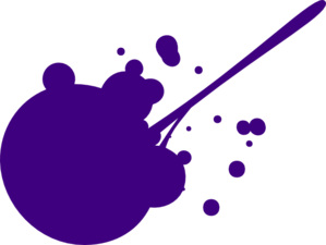 Purple Splat Clip Art - vector clip art online ...