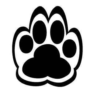 Real Bunny Paw Print - ClipArt Best