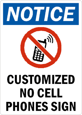 Turn Off Cell Phone Signs | SmartSign