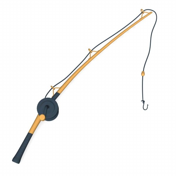 Fishing Pole Vector - Free Clipart Images