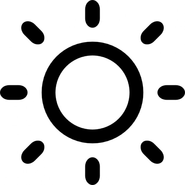 Black sun vector Icons | Free Download
