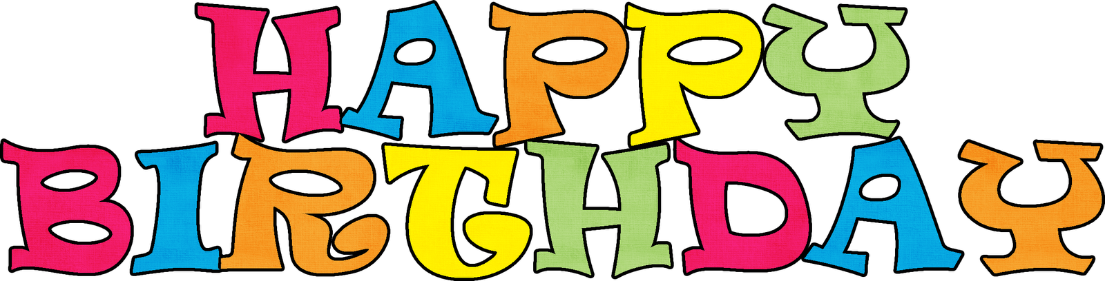 Happy Birthday Png Text - ClipArt Best