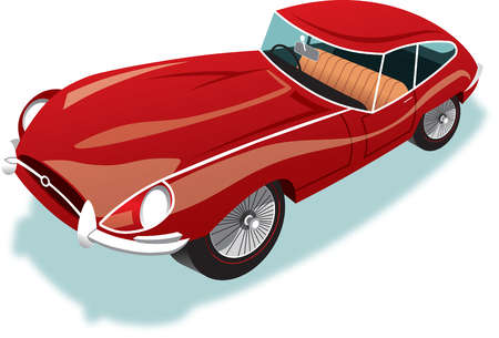 New Red Car Clipart