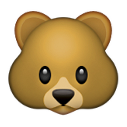 teddy bear smiley face