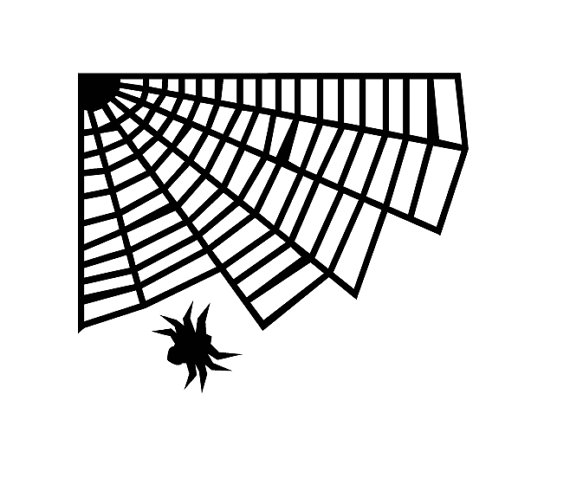 Spider Web Window/Door Decoration