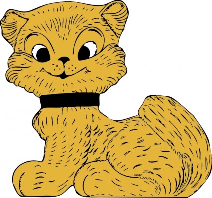 Cat clip art Vector clip art - Free vector for free download