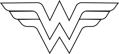 WonderWoman logo vector