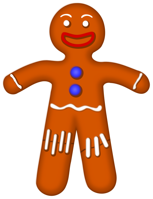 Free Gingerbread Man Clip Art